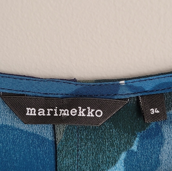 Marimekko Floral Blouse Size 34 - Picture 3 of 7